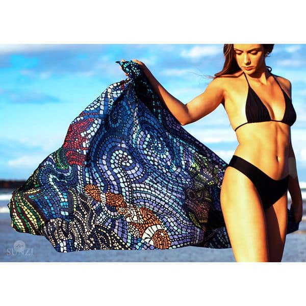 Sunzi Turtles Sarong