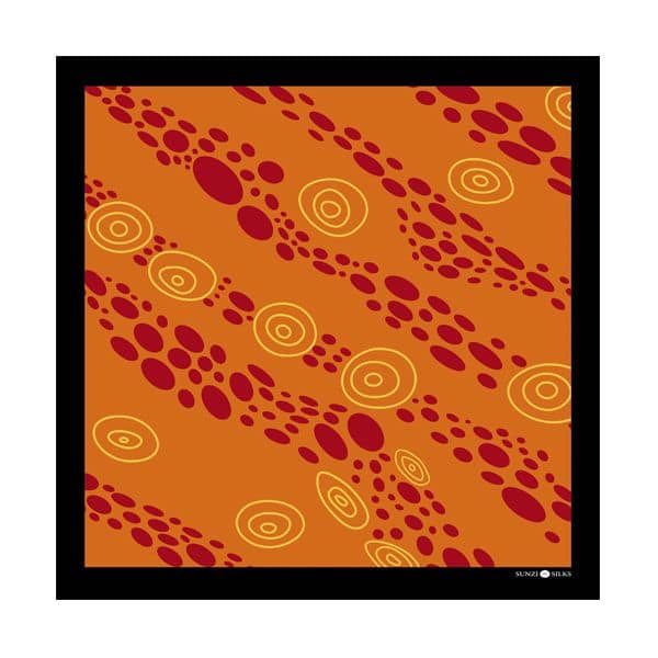 Sunzi Star Dreaming Orange Square