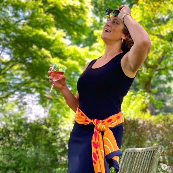 Sunzi Star Dreaming Orange Wrap