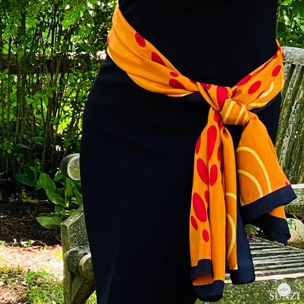 Sunzi Star Dreaming Orange Wrap
