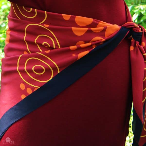 Sunzi Star Dreaming Red Shawl