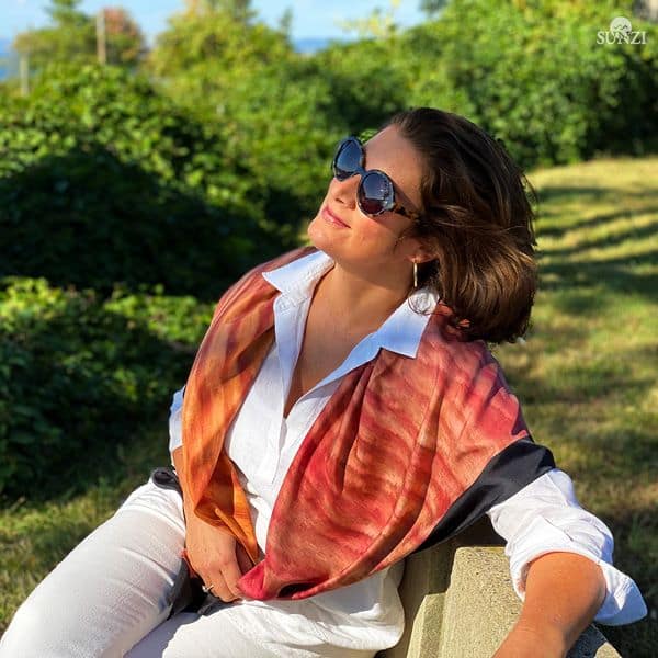Tanami Ripple Shawl Scarf - Image 5