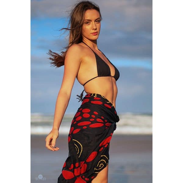 Sunzi Star Dreaming Black Sarong
