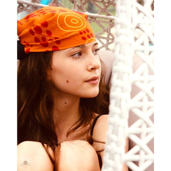 Sunzi Star Dreaming Orange Neckerchief
