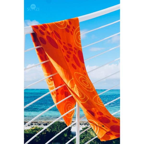 Sunzi Star Dreaming Orange Sarong