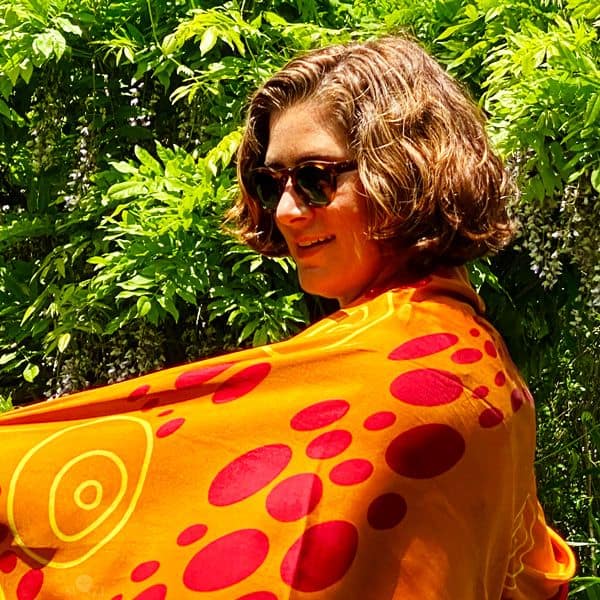 Sunzi Star Dreaming Orange Wrap