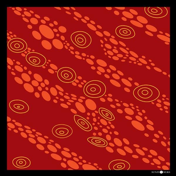 Sunzi Star Dreaming Red Shawl