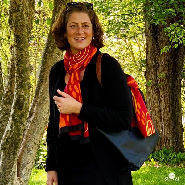 Sunzi Star Dreaming Red Wrap
