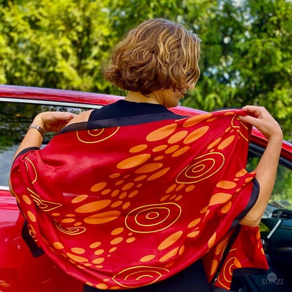 Sunzi Star Dreaming Red Wrap