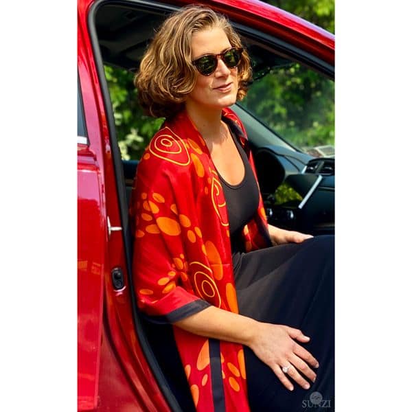 Sunzi Star Dreaming Red Wrap