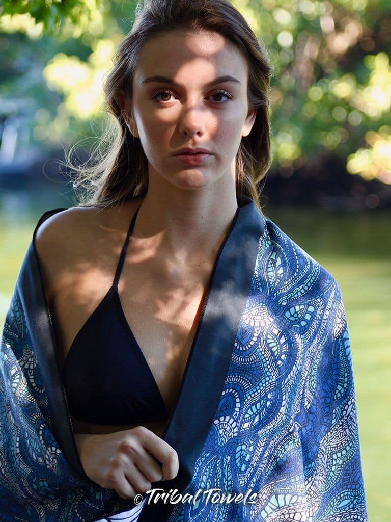 Petran print body towel